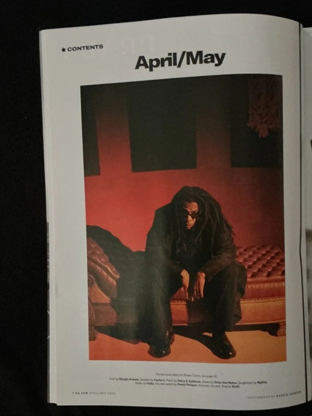 GQ magazine april
